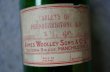 画像8: ENGLAND antique GLASS BOTTLES 3pcs イギリスアンティーク ラベル・キャップ付き ガラスボトル 3個セット ガラス瓶 1930-50's (8)