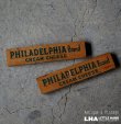 画像1: U.S.A. antique PHILADELPHIA  WOODEN PLATES 2pcs アメリカアンティーク 木製チーズボックスプレート 2個セット 1900-1930's