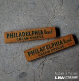 画像: U.S.A. antique PHILADELPHIA  WOODEN PLATES 2pcs アメリカアンティーク 木製チーズボックスプレート 2個セット 1900-1930's