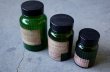 画像7: ENGLAND antique GLASS BOTTLES 3pcs イギリスアンティーク ラベル・キャップ付き ガラスボトル 3個セット ガラス瓶 1930-50's (7)
