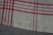 画像7: FRANCE antique CROSS フランスアンティーク アルファベット イニシャル入り キッチンクロス 1930－40's (7)
