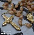 画像1: ITALY vintage  Rosary イタリアヴィンテージ ロザリオ 十字架 1980-90's  