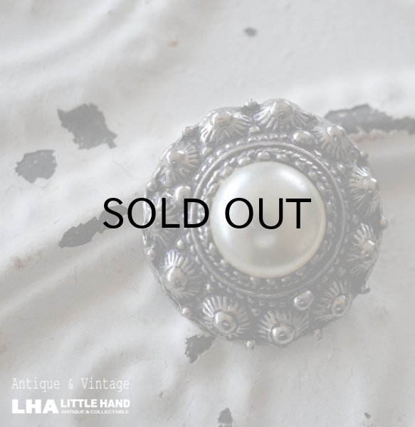 画像1: SALE【30%OFF】ENGLAND antique Brooch イギリスアンティーク ブローチ アクセサリー ヴィンテージブローチ コスチュームジュエリー 1960-80's  (1)