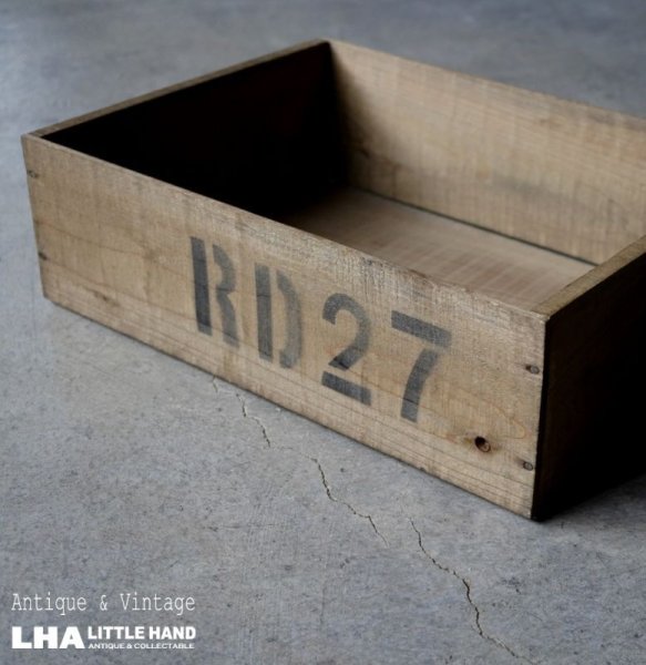 画像1: SALE【30%OFF】LHA ORIGINAL WOODEN BOX ANTIQUE STYLE ウッドボックス 木箱 (1)
