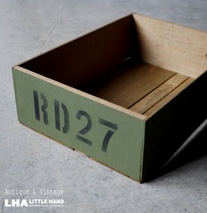 画像: LHA ORIGINAL WOODEN BOX ANTIQUE STYLE ウッドボックス 木箱