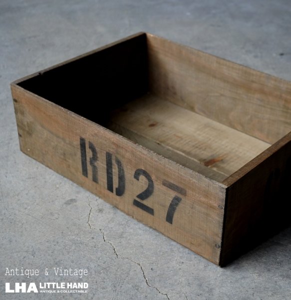 画像1: SALE【30%OFF】LHA ORIGINAL WOODEN BOX ANTIQUE STYLE ウッドボックス 木箱 (1)