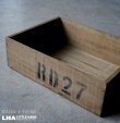 画像1: LHA ORIGINAL WOODEN BOX ANTIQUE STYLE ウッドボックス 木箱