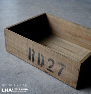 画像: LHA ORIGINAL WOODEN BOX ANTIQUE STYLE ウッドボックス 木箱