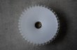 画像10: FRANCE antique MILK GLASS Lamp Shade フランスアンティーク フリルミルクガラスランプシェード  ヴィンテージ 1930-50's   (10)