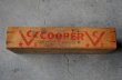画像15: USA antique COOPER BRAND Cheese Box & LID アメリカアンティーク 木製チーズボックス ＆フタ ヴィンテージ 木箱 1930-1940's (15)