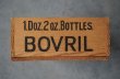 画像11: 【RARE】ENGLAND antique BOVRIL BOX with LID イギリスアンティーク ボブリル 木製 ウッドボックス [仕切り・フタ付き] ヴィンテージ 1950's  