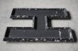 画像4: U.S.A. antique SIGN【H】アメリカアンティーク メタル アルファベット レターサイン 1930-60's (4)