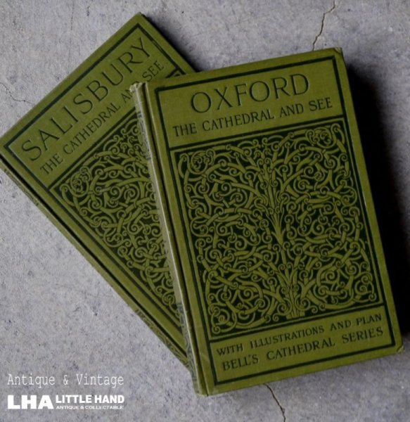 画像1: ENGLAND antique BOOKS イギリス アンティーク 本 2冊セット 古書 洋書 ブック 1899・1909's (1)