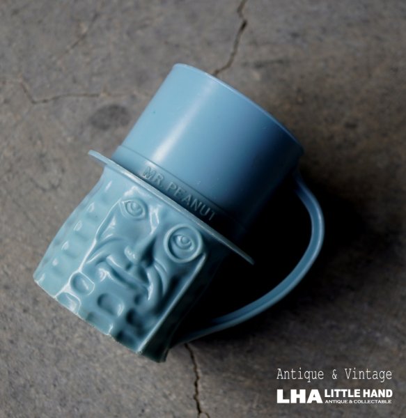 画像1:  U.S.A. vintage MR. PEANUT MUG CUP アメリカヴィンテージ ミスターピーナッツ プラスチック マグカップ 1950-60's (1)