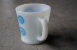 画像4: U.S.A. vintage FIRE KING STRAINGE CIRCLE MUG CUP アメリカヴィンテージ ファイヤーキング ストレンジサークル 青 マグ マグカップ 1960-76's (4)