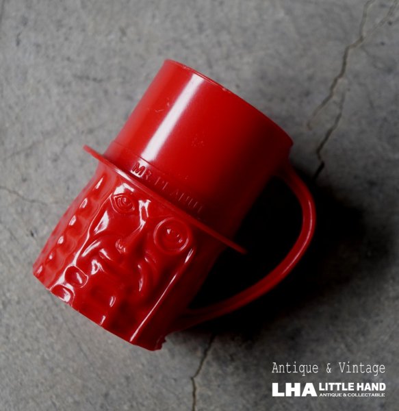 画像1:  U.S.A. vintage MR. PEANUT MUG CUP アメリカヴィンテージ ミスターピーナッツ プラスチック マグカップ 1950-60's (1)
