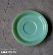 画像1: U.S.A. vintage Fire-king Restaurant Ware Saucer アメリカヴィンテージ ファイヤーキング ジェダイ レストランウェア ソーサー 1950's