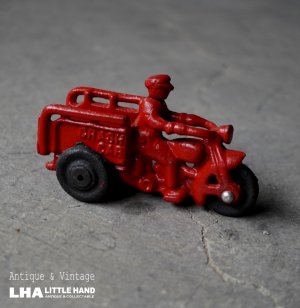 画像: U.S.A. antique Harley-Davidson Servi-car(CRASH CAR) cast iron toy 1980's vintage