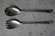 画像3: ENGLAND antique EPNS SERVING SPOON & FORK イギリスアンティーク シルバープレート サービングスプーン＆フォーク 1940-60'ｓ  (3)