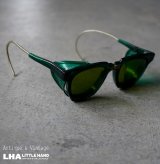 画像: U.S.A. antique WILLSON SAFETY GLASSES GOGLLE アメリカアンティーク ウィルソン サイドガード付き ゴーグル サングラス ヴィンテージ1940's