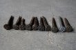 画像7: SALE【40%OFF】U.S.A. antique Railroad Nails 10pcs アメリカアンティーク レールロード ナンバーネイル 鉄道釘 10本セット 釘 1940-50's (7)