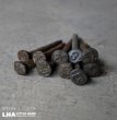 画像3: SALE【40%OFF】U.S.A. antique Railroad Nails 10pcs アメリカアンティーク レールロード ナンバーネイル 鉄道釘 10本セット 釘 1940-50's (3)