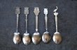 画像3: antique SOUVENIR SPOON 5pcs アンティーク スーベニアスプーン 5本SET コーヒースプーン ティースプーン お土産 1940-60'ｓ 