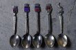 画像2: antique SOUVENIR SPOON 5pcs アンティーク スーベニアスプーン 5本SET コーヒースプーン ティースプーン お土産 1940-60'ｓ 