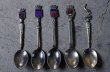 画像2: SALE【30%OFF】antique SOUVENIR SPOON 5pcs アンティーク スーベニアスプーン 5本SET コーヒースプーン ティースプーン お土産 1940-60'ｓ  (2)