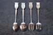 画像3: antique SOUVENIR SPOON & FORK 4pcs アンティーク スーベニアスプーン&フォーク 4本SET コーヒースプーン ティースプーン お土産 1940-60'ｓ 