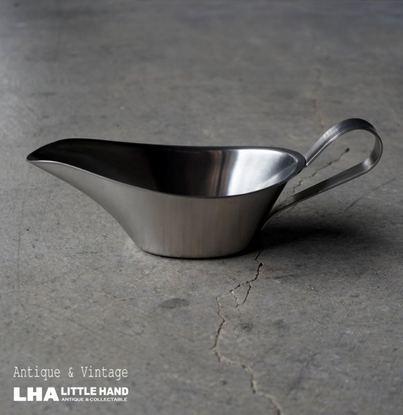 画像1: ENGLAND antique OLD HALL GRAVY BOAT イギリスアンティーク オールドホール グレイビーボート ソースカップ スープカップ［マット仕上げ］ヴィンテージ 1950-60's (1)