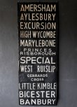 画像2: 【RARE】ENGLAND antique BUS ROLL SIGN イギリスアンティーク バスサイン H187xW67cm ヴィンテージ バスロールサイン 行先回転案内標示  1950-70's