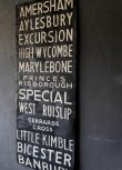 画像4: 【RARE】ENGLAND antique BUS ROLL SIGN イギリスアンティーク バスサイン H187xW67cm ヴィンテージ バスロールサイン 行先回転案内標示  1950-70's