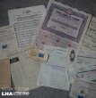 画像1: FRANCE antique Paper 11set フランスアンティーク ペーパーセット 古い紙 11枚セット 1920-50's (1)