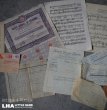 画像1: FRANCE antique Paper 11set フランスアンティーク ペーパーセット 古い紙 11枚セット 1920-50's (1)