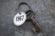 画像2: ENGLAND antique KEY&RING-TAG イギリスアンティークキー ヴィンテージキー タグ・リング付き鍵 ヴィンテージ 1900-67’s (2)