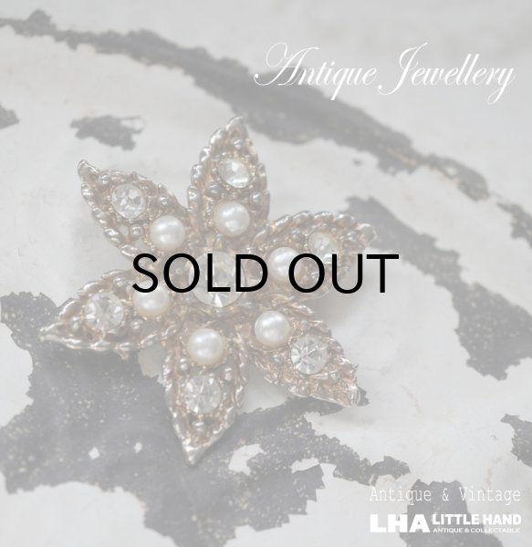 画像1: SALE【30%OFF】ENGLAND antique Brooch イギリスアンティーク ブローチ アクセサリー ヴィンテージブローチ コスチュームジュエリー 1960-80's  (1)