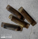 画像: U.S.A. antique HAMILTON DRAWER PULLS 4pcs アメリカアンティーク ハミルトン プリンタートレイ ハンドル 4個セット 取手 ヴィンテージ 1920－1960's