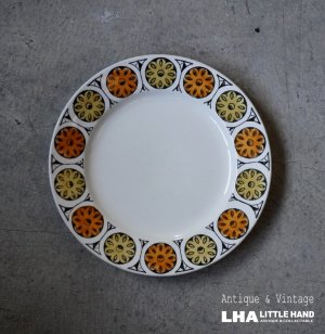 画像: ENGLAND antique BROADHURST PLATE KATHIE WINKLE イギリスアンティークブロードハースト プレート デザート ケーキ 皿 キャッシーウィンクル1960-70's ヴィンテージ 