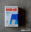 画像1: U.S.A. antique BAND-AID TIN アメリカアンティーク ジョンソン&ジョンソン BAND-AID バンドエイド缶 絆創膏 ヴィンテージ 1992's  (1)