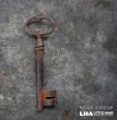 画像1: FRANCE antique KEY フランスアンティークキー 大きな鍵 H10cm 1890-1920's (1)