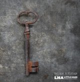 画像: FRANCE antique KEY フランスアンティークキー 大きな鍵 H10cm 1890-1920's