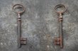 画像3: FRANCE antique KEY フランスアンティークキー 大きな鍵 H10.3cm 1890-1920's (3)