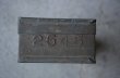 画像5: ENGLAND antique TEA TIN with LID イギリスアンティーク フタ付きロゴ・ナンバー入り紅茶缶 サンプル ティン缶 ブリキ缶 1920-30's  (5)