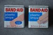 画像2: U.S.A. antique BAND-AID TINS 2pcs アメリカアンティーク ジョンソン&ジョンソン BAND-AID バンドエイド缶 2個SET 絆創膏 ヴィンテージ1970-80's  (2)
