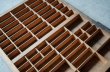画像14: U.S.A. antique HAMILTON WOODEN PRINTER'S TRAY アメリカアンティーク ハミルトン 木製プリンタートレイ プリンターズトレイ ヴィンテージ プリンタートレイ 1940-60's (14)