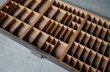 画像8: U.S.A. antique HAMILTON WOODEN PRINTER'S TRAY アメリカアンティーク ハミルトン 木製プリンタートレイ プリンターズトレイ ヴィンテージ プリンタートレイ 1940-60's (8)