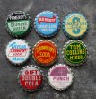 画像2: USA antique SODA Bottle Cap Magnets 8pcs アメリカアンティーク ボトルキャップ マグネット 8個SET ヴィンテージ 1950-70's (2)