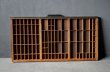 画像5: U.S.A. antique HAMILTON WOODEN PRINTER'S TRAY アメリカアンティーク ハミルトン 木製プリンタートレイ プリンターズトレイ ヴィンテージ プリンタートレイ 1940-60's (5)