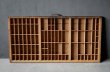 画像3: U.S.A. antique HAMILTON WOODEN PRINTER'S TRAY アメリカアンティーク ハミルトン 木製プリンタートレイ プリンターズトレイ ヴィンテージ プリンタートレイ 1940-60's (3)